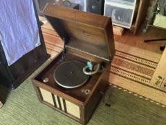 123 手回し蓄音機　昭和レトロ Yahoo!オークション -「手回し蓄音機」(蓄音機) の落札相場