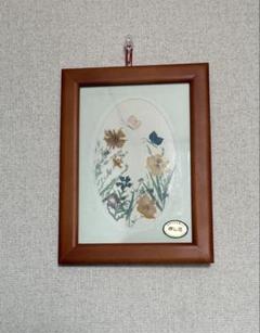 ハンドメイド 押し花 額 押し花額 ハンドメイド 薔薇のボタニカル - メルカリ