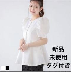フィットモア ハーフスリーブパワショルペプラムブラウス