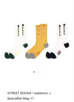 ballaholic spaceballmag ソックス ボーラホリックballaholic ×spaceballmag 靴下ソックス - メルカリ