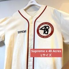 Supreme x 40 Acres Twill Baseball Jersey