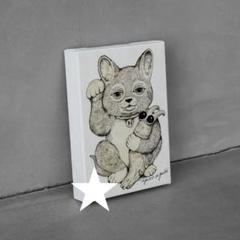 ヒグチユウコ先生 まねきニャンコ複製画 お値下げしました ヒグチユウコ 複製画 まねきニャンコ - メルカリ