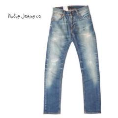 NudieJeans THIN FINN "AUTHENTIC REPAIR"