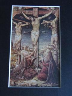 藤田嗣治、「Crucifixion」、希少画集の額装画、人気作品 藤田嗣治、「Crucifixion」、希少画集の額装画、人気作品 - メルカリ