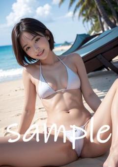 r0610 AI美女　ポスター　A4　水着　グラビア