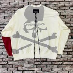 マスターマインド×フェノメノン★22AW スカルロゴスウェットカットソー マスターマインド×フェノメノン☆22AW スカルロゴスウェット