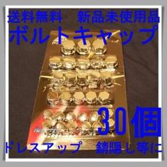 ボルトキャップ ボルトカバー 錆隠し ドレスアップ シルバー メッキ クローム
