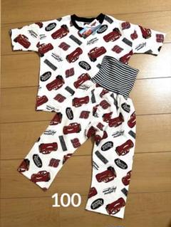 Disney カーズ マックイーン　半袖パジャマ 100cm 新品　ワッフル