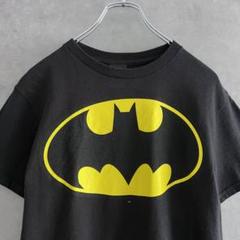 美品 Batman バットマンロゴ プリントTシャツ ブラック