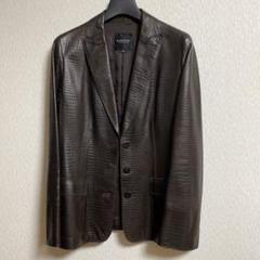 再お値下げ　LANVIN レザージャケット サイズ40 ブラウン 再お値下げ LANVIN レザージャケット サイズ40 ブラウン - メルカリ