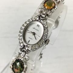 artistic　opalwatch　オパール　ダイアベゼル　クオーツ稼働品