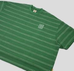 M SEE SEE SUPER BIG FLAT DOUBLE STRIPE T
