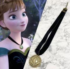 戴冠式アナと雪の女王風チョーカープリンセスアナ雪風ネックレス