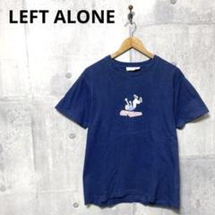 LEFT ALONE レフトアローン メンズ プリントT Tシャツ M ネイビー