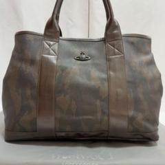 【極美品】ヴィヴィアンウエストウッド ビジネスバッグ レザー オーブ カモフラ