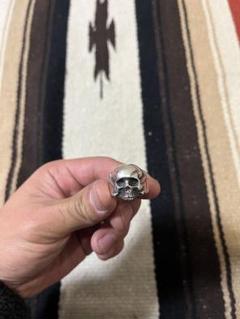 RATS  MAGICAL DESIGHN／SKULL RING SILVER