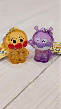 ♡アンパンマン＆バイキンマン♡シャカシャカ キーホルダー2点セット