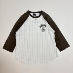 00’s old stussy 7部丈 ラグランスリーブTシャツ 90s】OLD STUSSY ラグランTシャツ 7分丈 ブラック usa製 - メルカリ