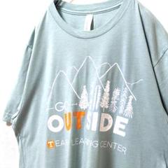 ベラキャンバス ゴーアウトサイド Tシャツ グリーン 緑 L 古着