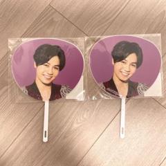 Johnny&#39;s - 松田元太　うちわセット Johnny's - Travis Japan 松田元太＊ジャンボうちわ＊VIIsualの