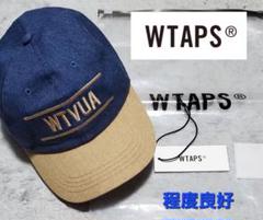 wtaps 【美品•袋付】デニム ダブルタップス キャップ