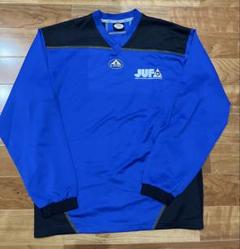 新品同様　エーライン　JUFA LINE サッカーウェア 長袖 青/黒LーL L