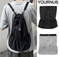 【YOURNUS】Sunny Mesh Nylon Backpack グレー
