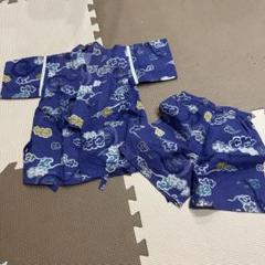 ベビー　キッズ　甚平　龍　男の子　上下セット　お祭り　夕涼み 夏　90㎝