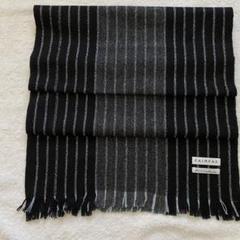 【新品未使用】FAIRFAX フェアファクス　カシミヤマフラー　ブラック 楽天市場】fairfax マフラー カシミアの通販