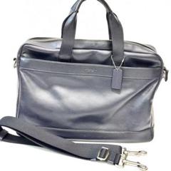 送料無料コーチ COACH メンズ ビジネスバッグ ブリーフケース ネイビー