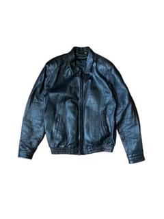 80s 90s Leather Jacket 短丈　レザー　モード　深水光太 トレンド品❗️】短丈90s レザージャケット 羊革 Lサイズ相当