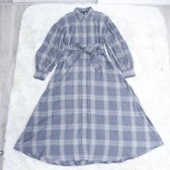 LaurenRalph Lauren 現行　チェック　シャツワンピース　サイズ8