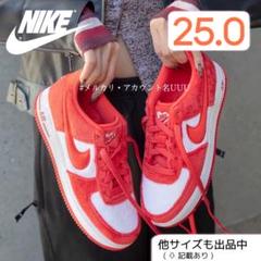 【新品25cm】NIKE エアフォース1GS レッド/ホワイト