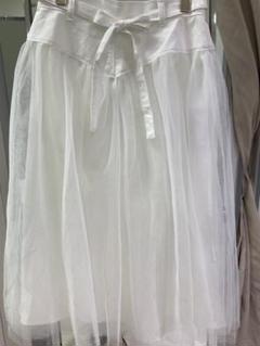 SALE M's GRACY ホワイトデニム✖️チュールスカート　38 M's GRACY ホワイトデニム✖️チュールスカート 38 - メルカリ