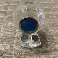 HOYA ホヤ 置時計 置き時計 クリスタル ヨット型 置き時計 水晶