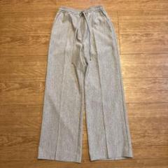 green label relaxing フレアパンツ グレー 34 XS