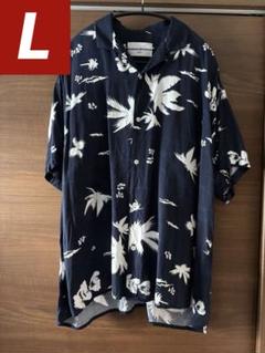 極美品 WHIZ LIMITED BLADELEAF SHIRT ネイビー