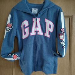 GAP　KIDS　ディズニー　フード付きトレーナー　パーカー　左右ポケット付き