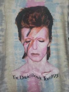 David Bowie 1973 Tour Tシャツ S　グラムロック　レア柄