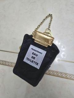 Francfranc バッグチャームエコバッグ パフューム ブラック