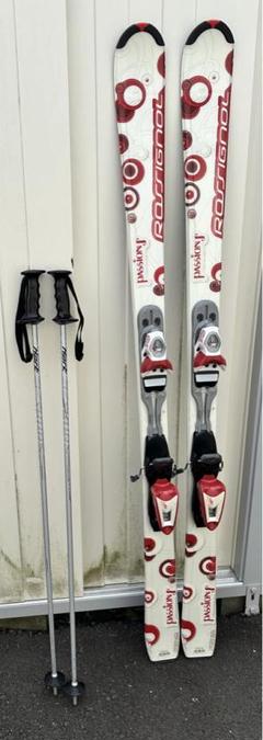 スキー　スキー板154 ストック付き ロシニョール ROSSIGNOL スキー板 154センチ Hart ストック