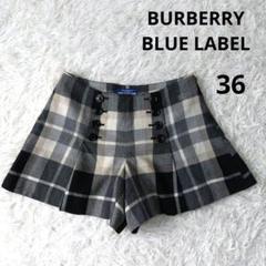 BURBERRY BLUE LABEL ショートパンツ チェック柄 36size - メルカリ