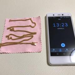K18検定マーク付き 10.15g/50.0cm 6面ダブル喜平 ネックレス