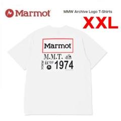 マーモット MMW アーカイブロゴTシャツ ホワイト XXL　MST077