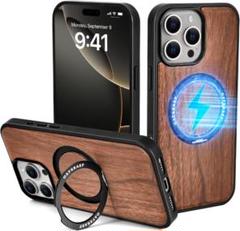 OGRANEE　iPhone 16 Pro Max スタンド付き木製ケース