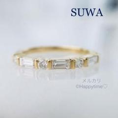 SUWA スワK18 YG ダイヤモンド0. 14Ct ネックレスチャーム