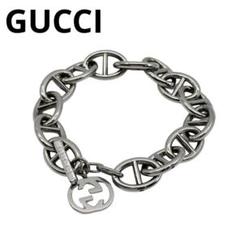 【美品】GUCCI グッチ アンカーチェーン ブレスレット シルバー Q49