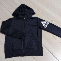 adidas ネイビー フルジップパーカー /130
