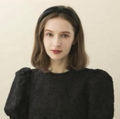 未使用 アレクサンドルドゥパリ サテンリボンカチューシャ 未使用】アレクサンドルドゥパリ リボン サテン カチューシャ