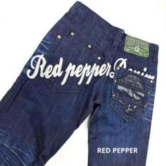 美品 レア RED PEPPER　デニムパンツ ストレート y2k 平成ギャル 美品 レア RED PEPPER デニムパンツ ストレート y2k 平成ギャル